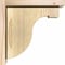 Ekena Millwork Del Monte Rough Sawn Corbel w/Backplate, Douglas Fir, 8"W x 12"D x 12"H COR08X12X12DEL01RDF - alternate 4